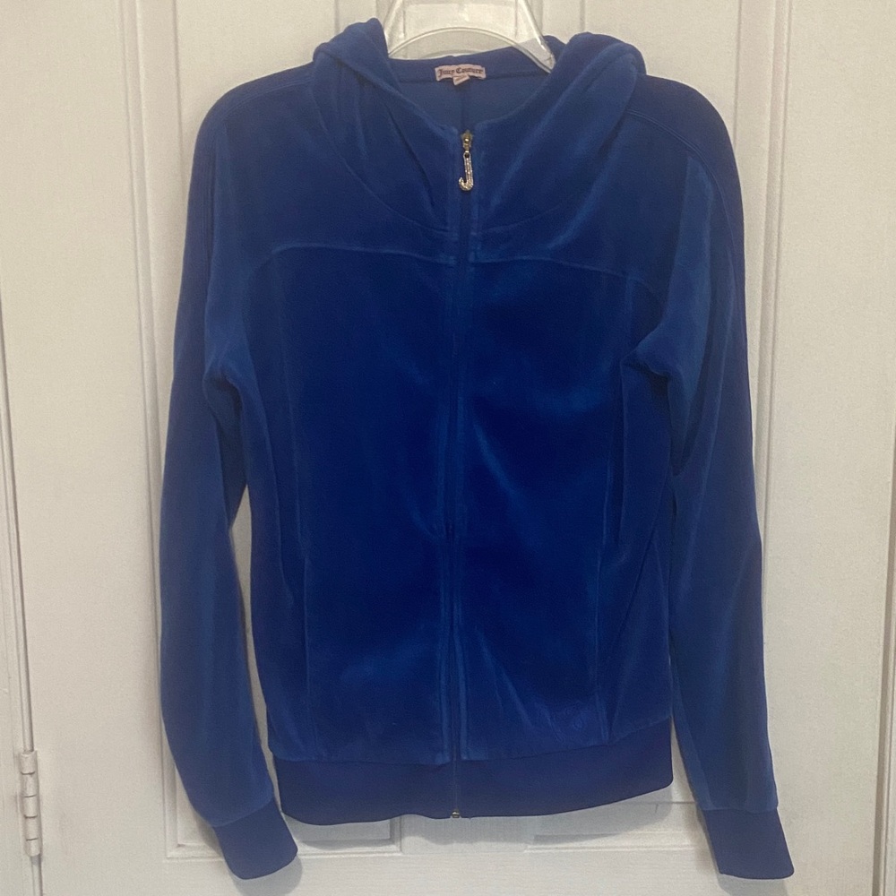 Juicy Couture Royal Blue Velour Hoodie